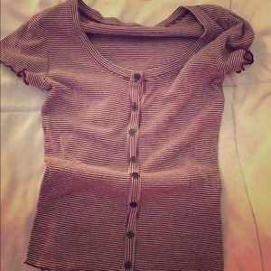 Hollister striped shortsleeve